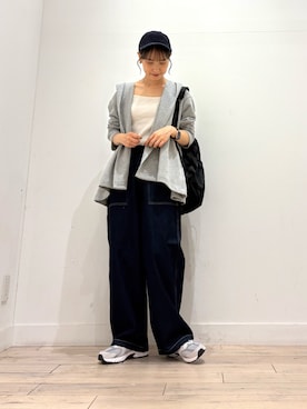 「アイテム（バックパック/リュック）」を使った、amiさん（レディース・160cm）の秋コーディネート