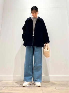 「COLD BREAKER（コールドブレーカー）のアイテム」を使った、amiさん（レディース・160cm）の冬コーディネート