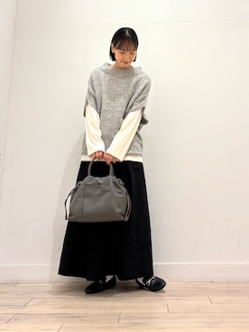 「アイテム（パンプス）」を使った、amiさん（レディース・160cm・30代）の秋コーディネート