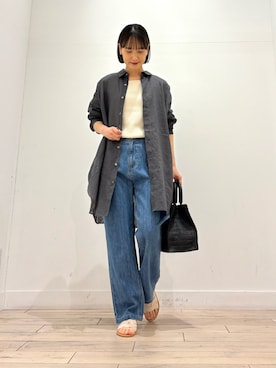 「ママコーディネート」｜amiさん（レディース・160cm）の春コーディネート
