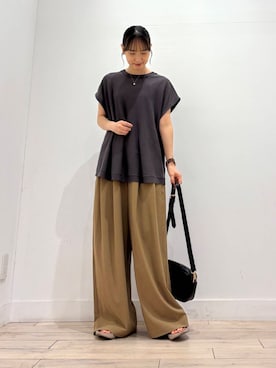 「ストレート×イエベ春」｜「アイテム（アクセサリー）」を使った、amiさん（レディース・160cm）の夏コーディネート