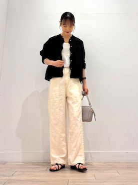 「ストレート×イエベ春」｜「アイテム（アクセサリー）」を使った、amiさん（レディース・160cm）の夏コーディネート