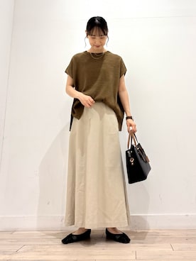 「アイテム（トートバッグ）」を使った、amiさん（レディース・160cm・30代）の夏コーディネート