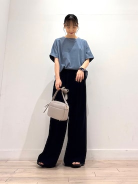 「ストレート×イエベ春」｜「アイテム（アクセサリー）」を使った、amiさん（レディース・160cm）の夏コーディネート