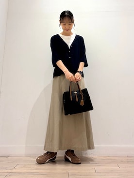 「URTECH」｜「アイテム（アクセサリー）」を使った、amiさん（レディース・160cm）の夏コーディネート