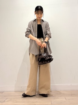 「アイテム（タンクトップ）」を使った、amiさん（レディース・160cm・30代）の夏コーディネート
