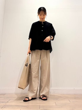 「RODE SKO（ロデスコ）のアイテム（サンダル）」を使った、amiさん（レディース・160cm）の夏コーディネート