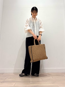 「ママコーディネート」｜amiさん（レディース・160cm）の春コーディネート