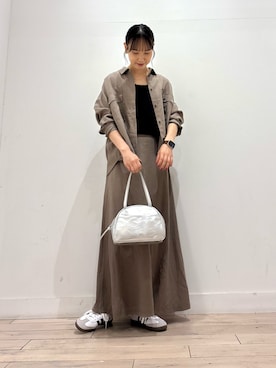 「アイテム（アクセサリー）」を使った、amiさん（レディース・160cm）の秋コーディネート