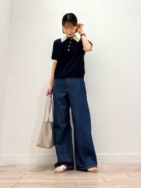 「ママコーディネート」｜amiさん（レディース・160cm）の春コーディネート