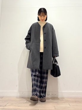 「FORK&SPOON（フォークアンドスプーン）のアイテム」を使った、amiさん（レディース・160cm）の冬コーディネート