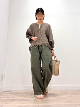 「ママコーディネート」｜amiさん（レディース・160cm）の春コーディネート