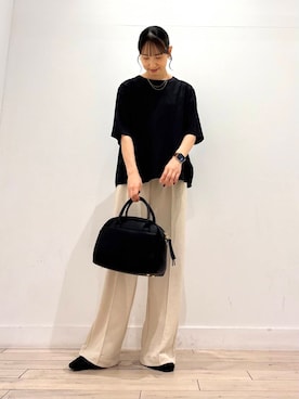 「ストレート×イエベ春」｜「アイテム（アクセサリー）」を使った、amiさん（レディース・160cm）の夏コーディネート