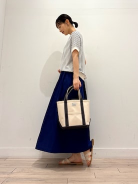 「URBAN RESEARCH DOORS（アーバンリサーチドアーズ）のアイテム（ネックレス）」を使った、amiさん（レディース・160cm）の夏コーディネート