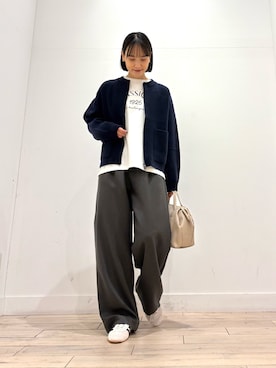 「アイテム（バッグ）」を使った、amiさん（レディース・160cm・30代）の秋コーディネート