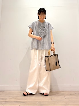 「かぐれ（カグレ）のアイテム」を使った、amiさん（レディース・160cm）の夏コーディネート