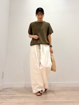 「URBAN RESEARCH DOORS（アーバンリサーチドアーズ）のアイテム（ネックレス）」を使った、amiさん（レディース・160cm）の夏コーディネート