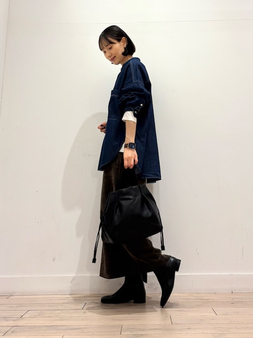 デニムバンドカラーシャツ（シャツ/ブラウス）｜URBAN RESEARCH