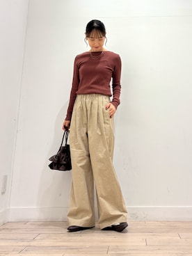 「アーバンリサーチドアーズ」｜「アイテム（アクセサリー）」を使った、amiさん（レディース・160cm）の秋コーディネート