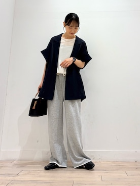 「アイテム（その他アウター）」を使った、amiさん（レディース・160cm・30代）の夏コーディネート