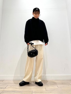「キルトダウン」｜amiさん（レディース・160cm）の冬コーディネート