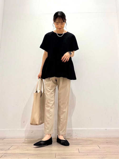 セール】『3サイズ展開』ストレッチテーパードイージーパンツ