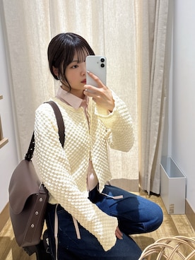 ハツネさん（骨格ウェーブ・レディース・159cm）の春コーディネート