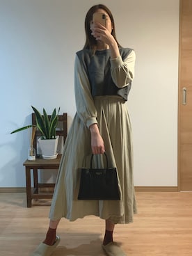 Moka さん（レディース・168cm）の秋コーディネート