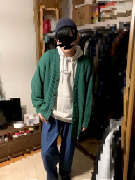 「EMMA CLOTHES（エマクローズ）のアイテム（その他アウター）」を使った、ヒルネムさん（メンズ・172cm）の春コーディネート