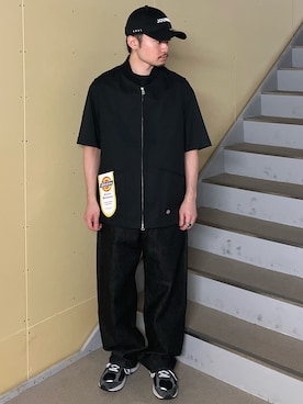 「アイテム（ベスト）」を使った、草彅さん（メンズ・165cm・20代）の夏コーディネート