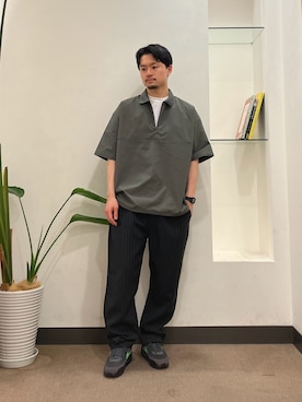 「Lee（リー）のアイテム」を使った、草彅さん（メンズ・165cm）の夏コーディネート