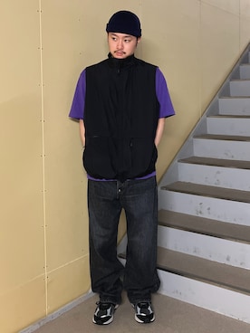 「アイテム（その他アウター）」を使った、草彅さん（メンズ・165cm）の夏コーディネート
