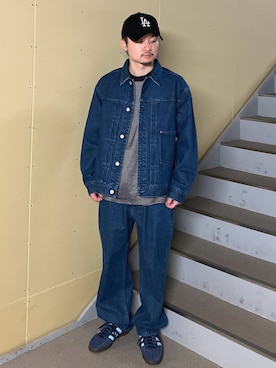 「URBAN RESEARCH DOORS（アーバンリサーチドアーズ）のNew Era　920LS MICRO CORDUROY（キャップ）」を使った、草彅さん（メンズ・165cm・20代）の秋コーディネート