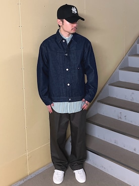 「季節の変わり目羽織コーデ」｜草彅さん（メンズ・165cm）の秋コーディネート