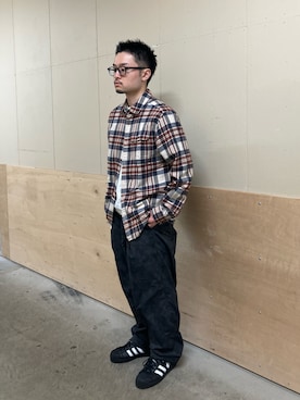 「季節の変わり目羽織コーデ」｜草彅さん（メンズ・165cm）の秋コーディネート