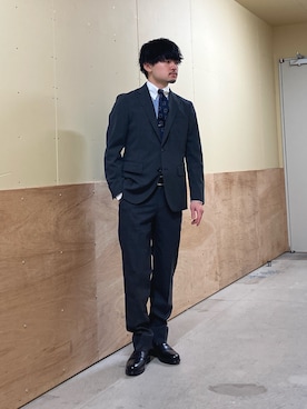 草彅さん(メンズ・165cm)の秋コーディネート