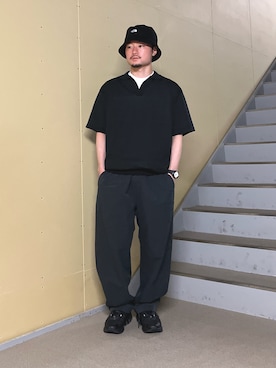 草彅さん(メンズ・165cm)の春コーディネート