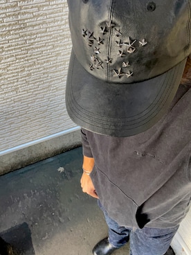「STEVENSON OVERALL CO.（スティーブンソンオーバーオール）のアイテム（デニムパンツ）」を使った、akumanoko1018さん（メンズ・179cm）の秋コーディネート