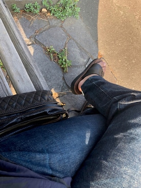 「STEVENSON OVERALL CO.（スティーブンソンオーバーオール）のアイテム（デニムパンツ）」を使った、akumanoko1018さん（メンズ・179cm）の夏コーディネート