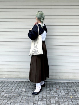 「DANIEL JOHNSTON（ダニエルジョンストン）のアイテム」を使った、kitagawaさん（レディース・157cm）の秋コーディネート
