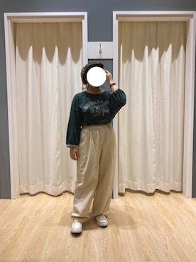 「本日のコーデ」｜「アイテム（帽子）」を使った、mi!🌷さん（レディース・145cm）の秋コーディネート