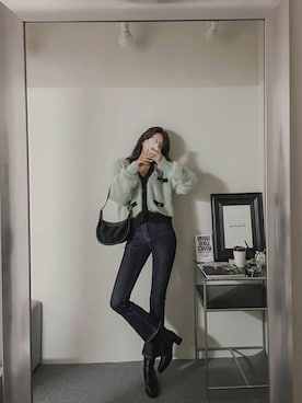 「fur」｜maybinsさん（レディース・163cm）の秋コーディネート