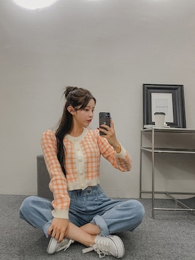 「pants」｜「アイテム（その他）」を使った、maybinsさん（レディース・163cm）の秋コーディネート