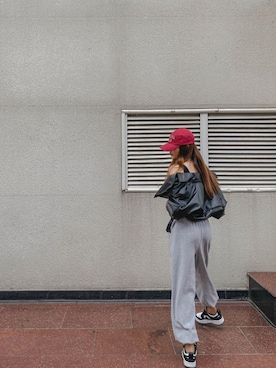 「ridersjacket」｜maybinsさん（レディース・163cm）の夏コーディネート