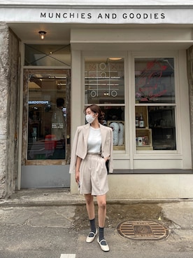 「ミックススタイル」｜「アイテム（その他）」を使った、maybinsさん（レディース・163cm）の春コーディネート