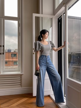 「デイリーカジュアル」｜「アイテム（その他）」を使った、maybinsさん（レディース・163cm）の夏コーディネート