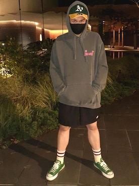 「Heather（ヘザー）のアイテム」を使った、masaogiさん（メンズ・177cm）の秋コーディネート