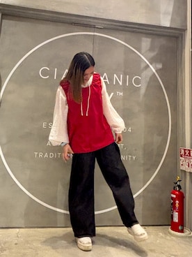 「アイテム（シャツ/ブラウス）」を使った、かじかじさん（レディース・161cm）の夏コーディネート