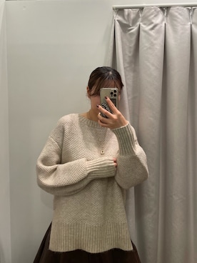 「アイテム（ゴールド系）」を使った、Misaoさん（レディース・165cm）の冬コーディネート