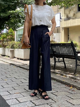 「crie conforto」｜Misaoさん（レディース・165cm）の夏コーディネート